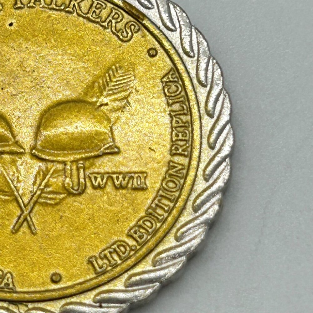 2016 Remember Native Americans Sacagawea Code Talkers Coin Pendant Necklace Gold - Picture 10 of 15